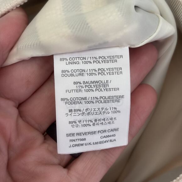 J Crew Skirt 10 Black Cream Pencil Textured Academia Secretary Neutrals Preppy - Picture 10 of 14